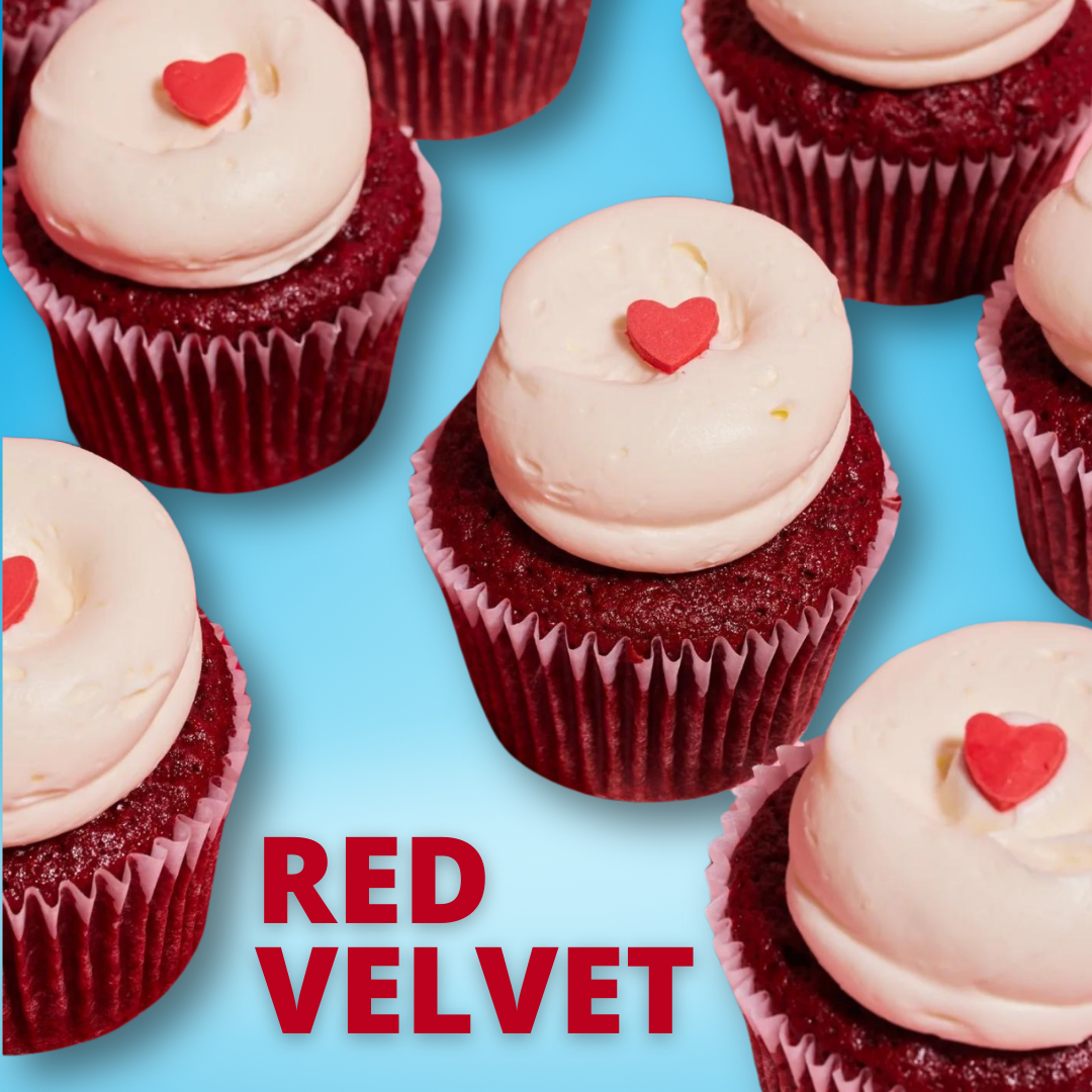 Red Velvet Cupcake Sugar Rush Bakery SameDay Cake Delivery Perth
