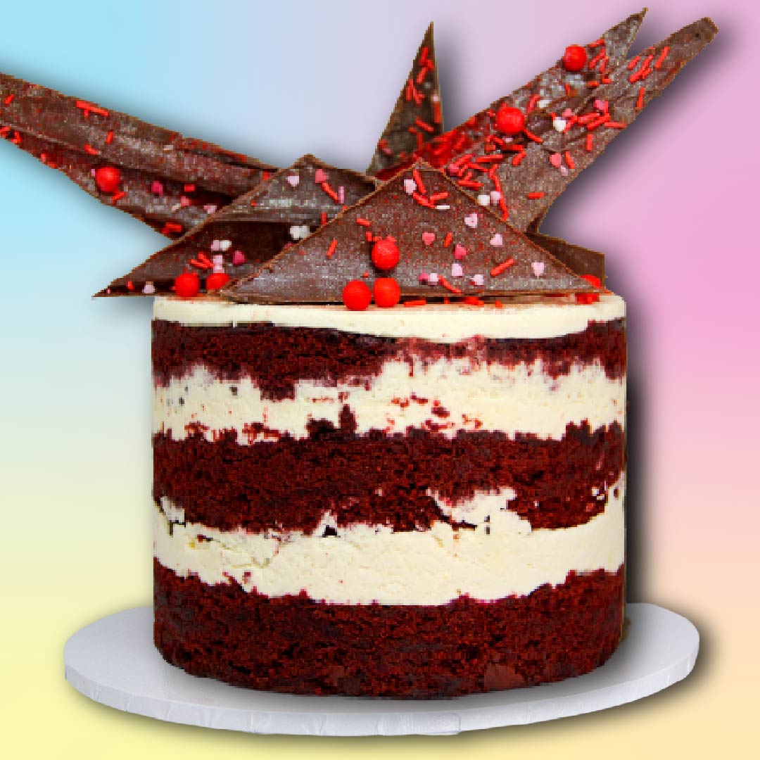 Red Velvet & Raspberry Sugar Rush Bakery SameDay Cake Delivery Perth
